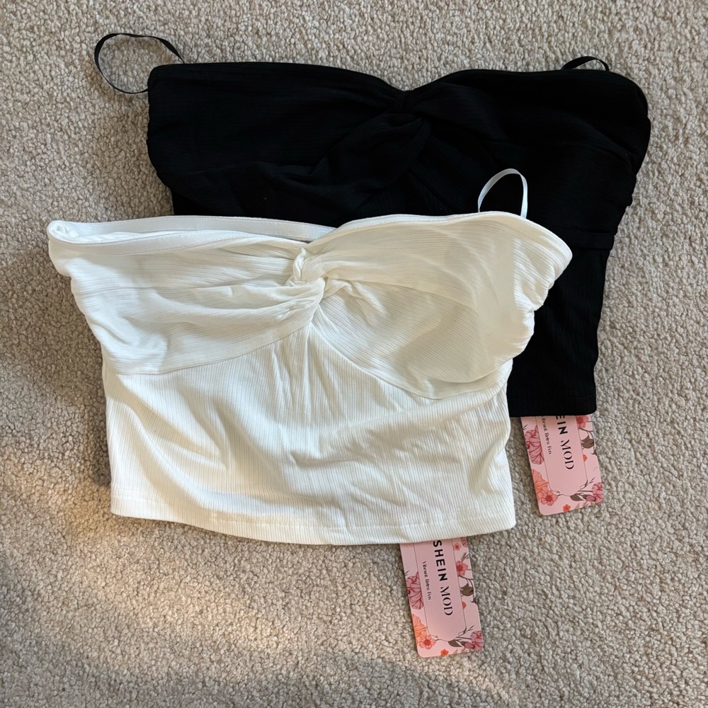 NWT: SHEIN Tube Tops - Size XS